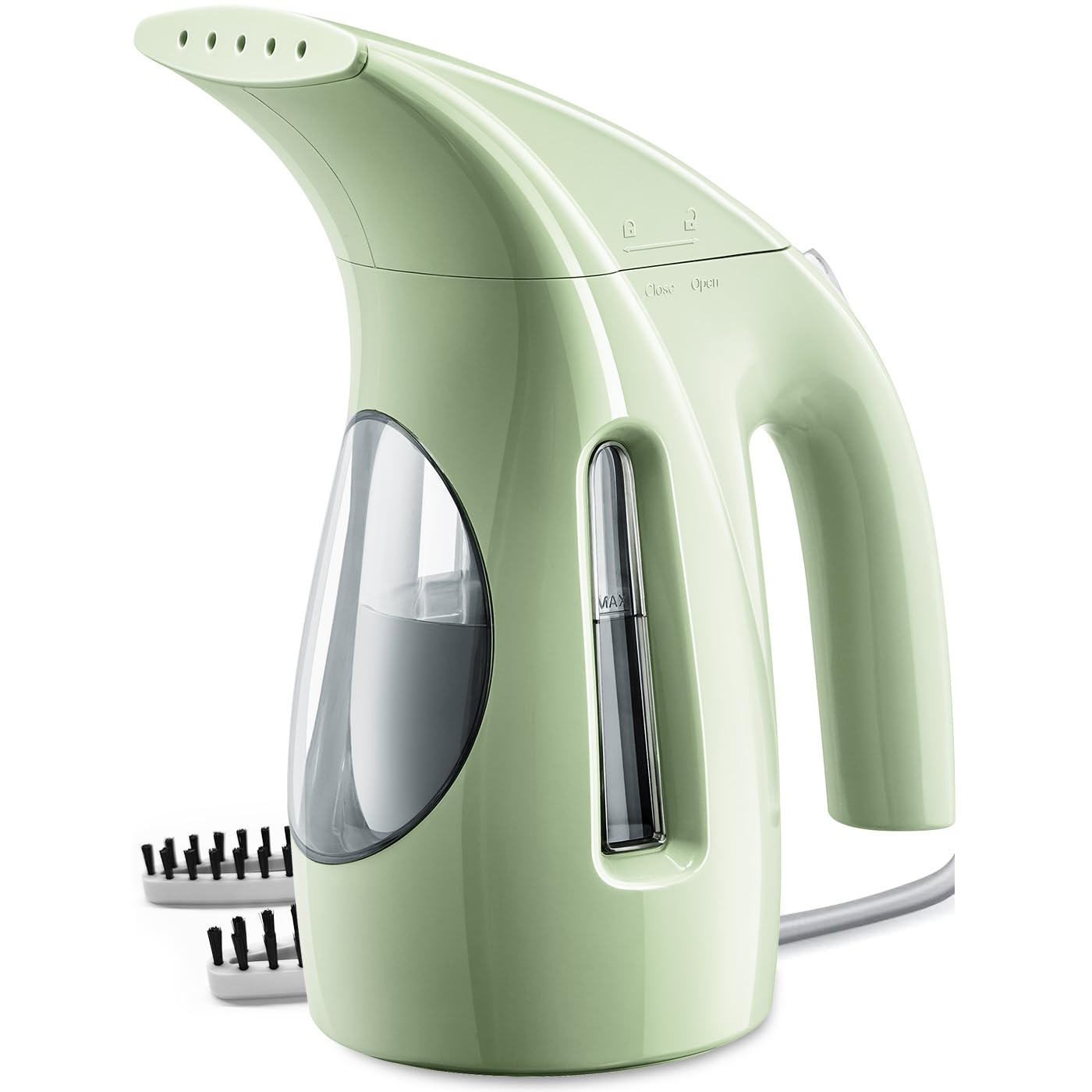 HiLIFE Steamer for Clothes, Portable Handheld Design, 240ml Big Capacity, 700W, Strong Penetrating Steam, Removes Wrinkle, for Home, Office and Travel(ONLY FOR 120V)(White)