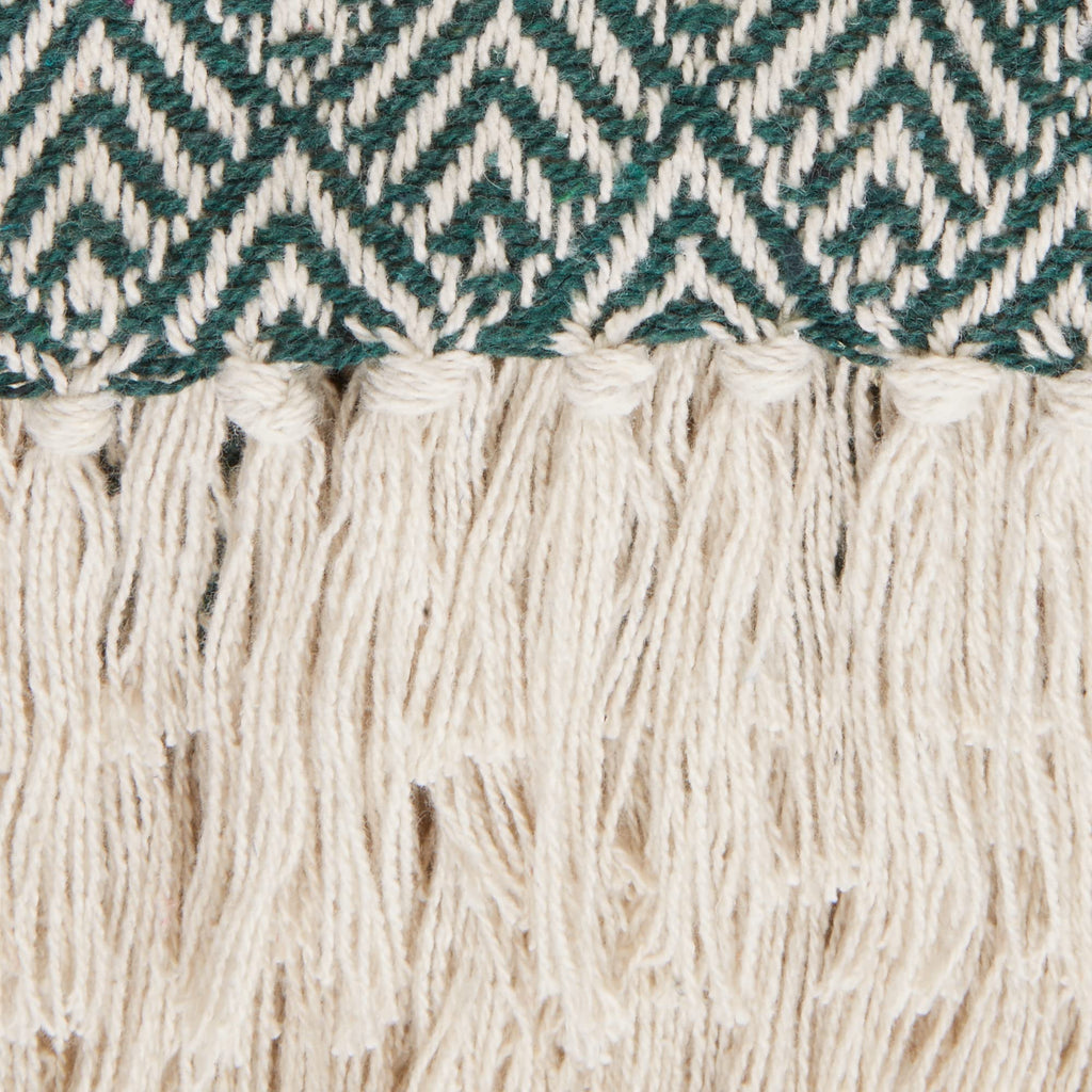 DII Diamond Throw Collection Cotton Woven, 50x60, Gray