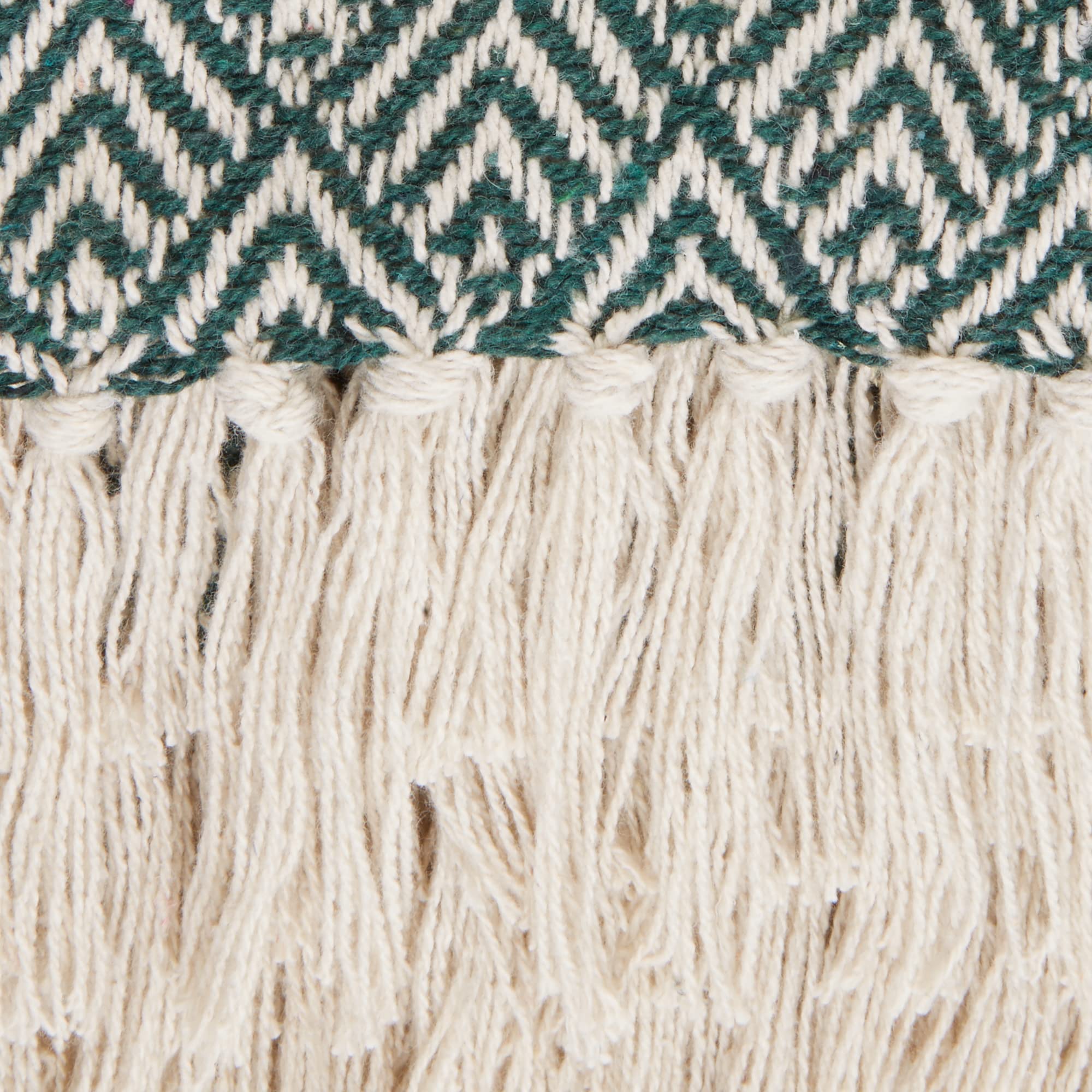 DII Diamond Throw Collection Cotton Woven, 50x60, Gray