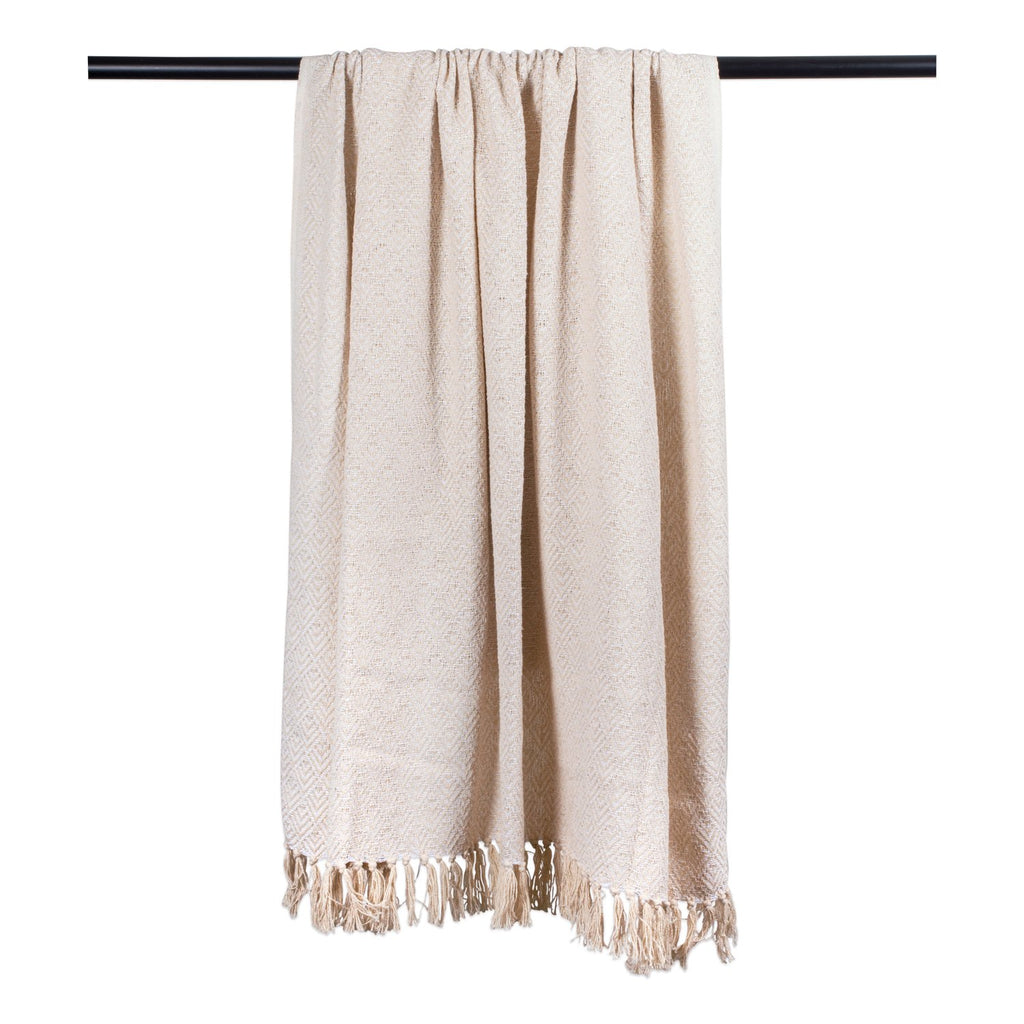 DII Diamond Throw Collection Cotton Woven, 50x60, Gray