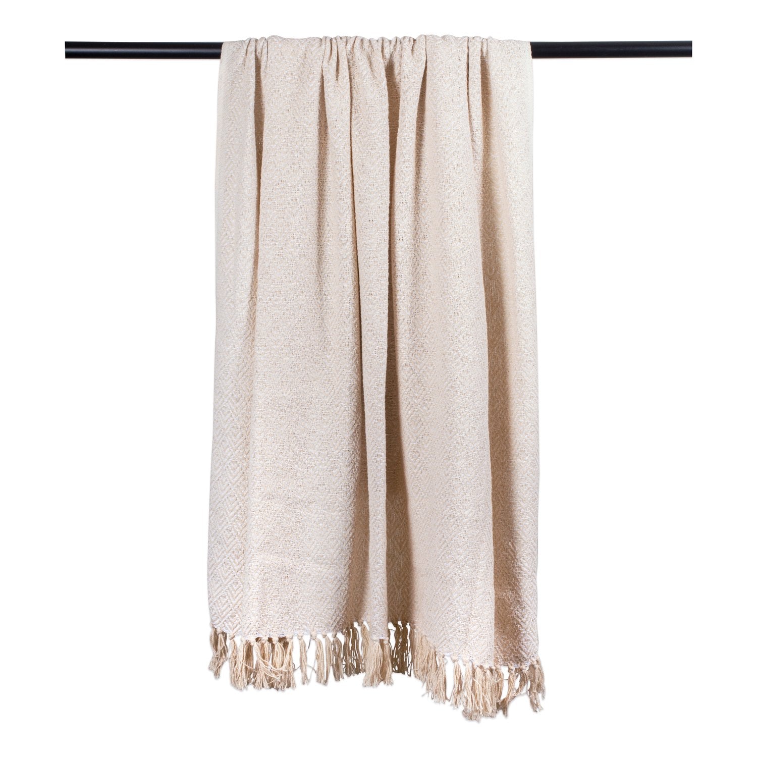 DII Diamond Throw Collection Cotton Woven, 50x60, Gray