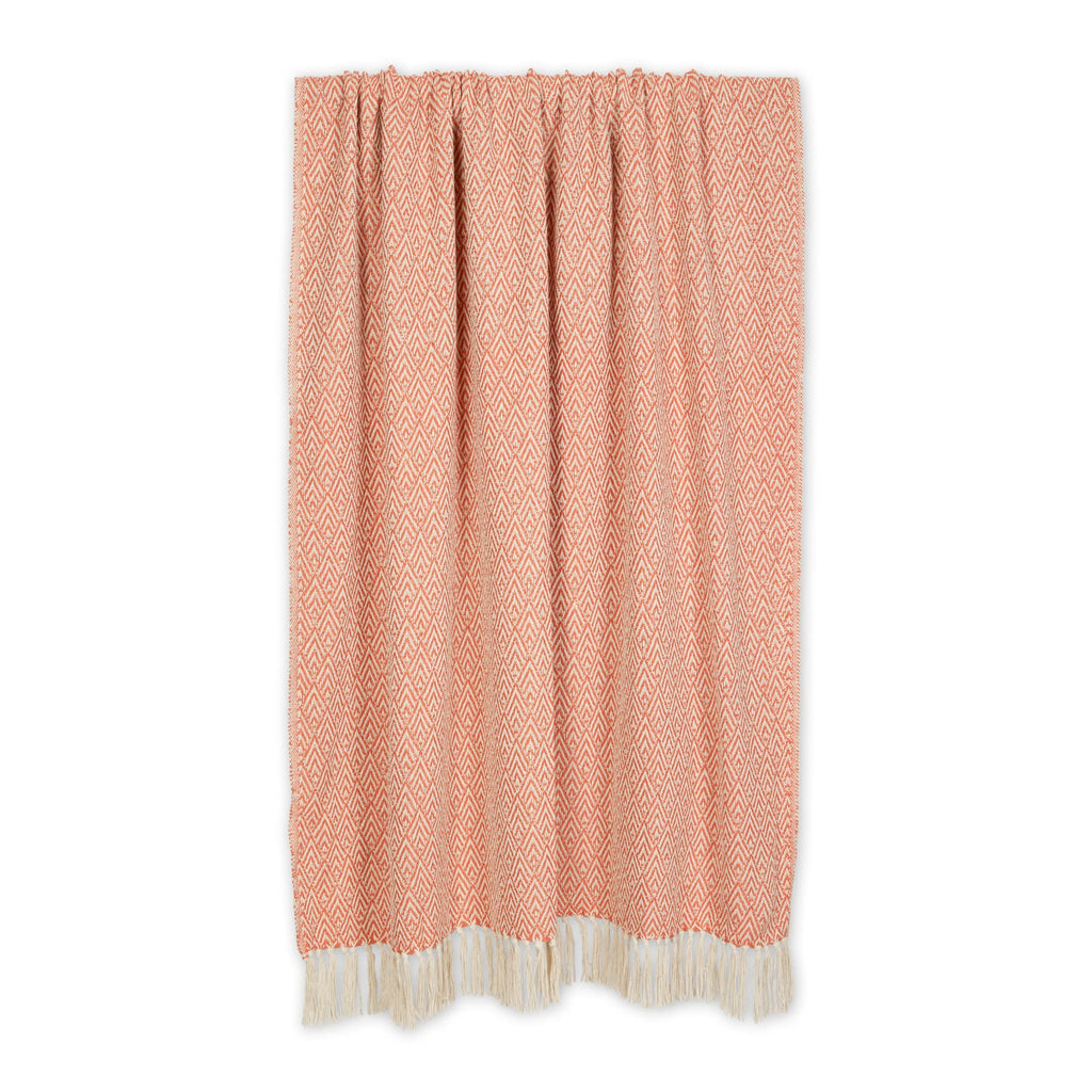 DII Diamond Throw Collection Cotton Woven, 50x60, Gray