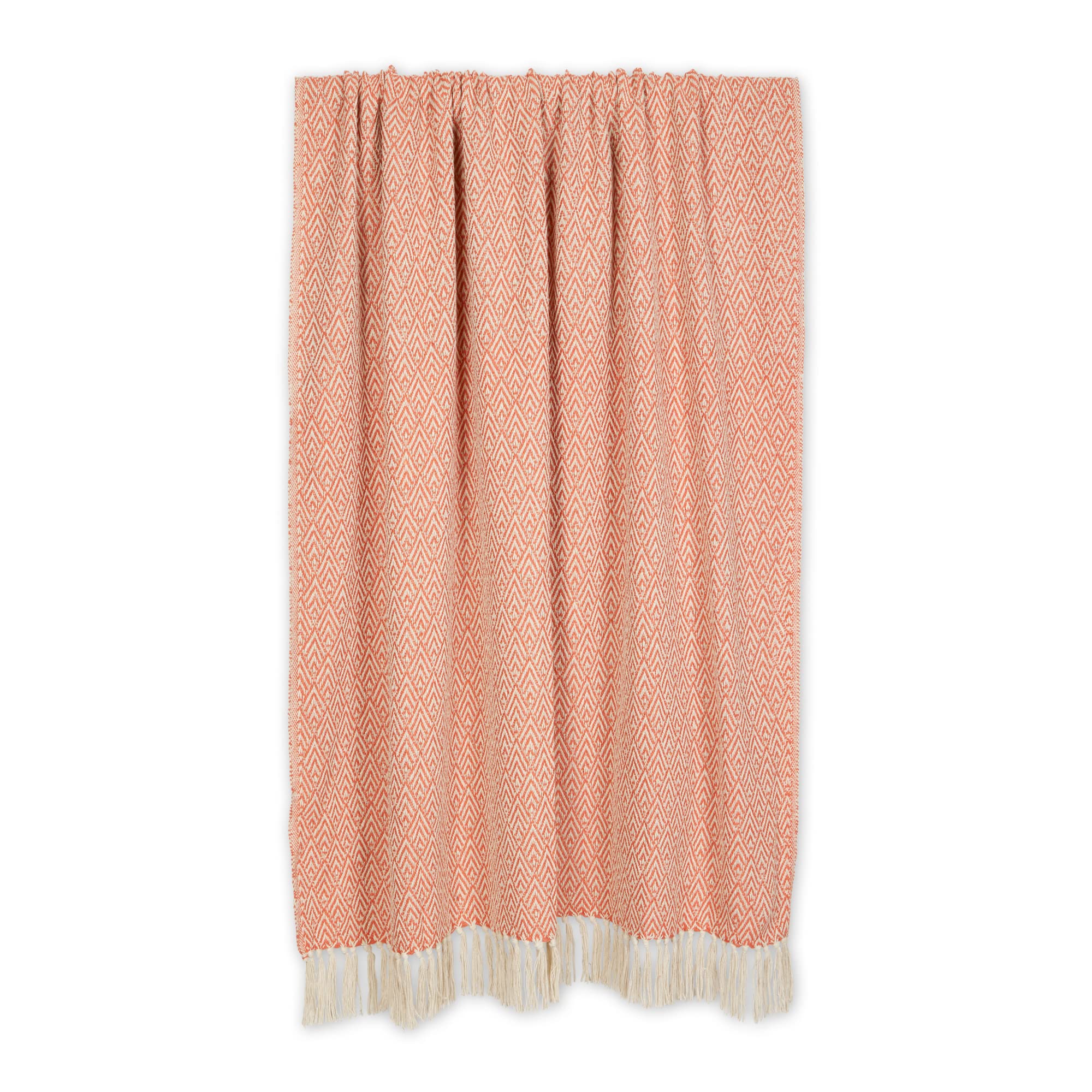 DII Diamond Throw Collection Cotton Woven, 50x60, Gray