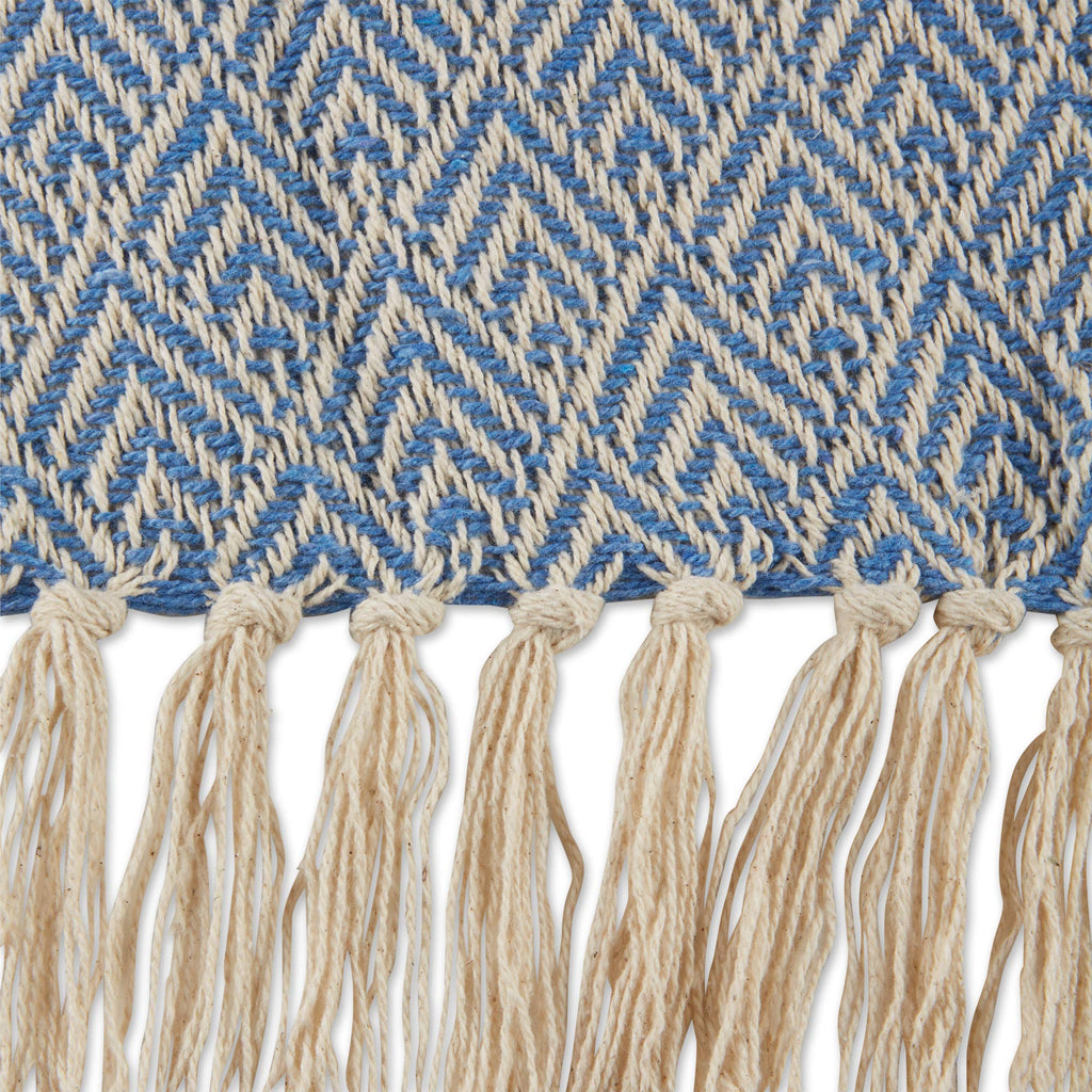 DII Diamond Throw Collection Cotton Woven, 50x60, Gray